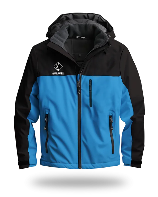 ChaquetasParka Corporativa negro celeste