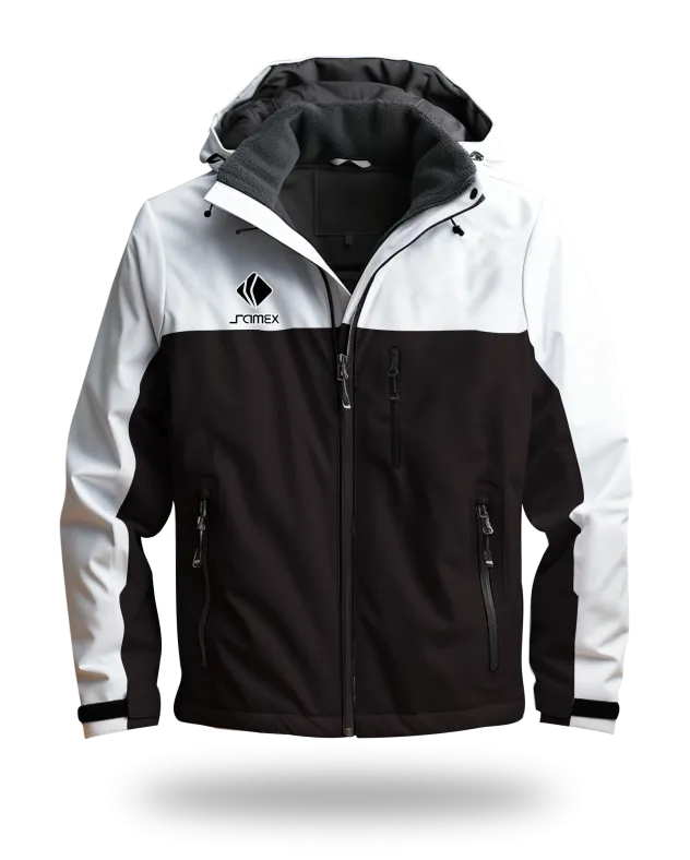 ChaquetasParka Corporativa blanco y negro