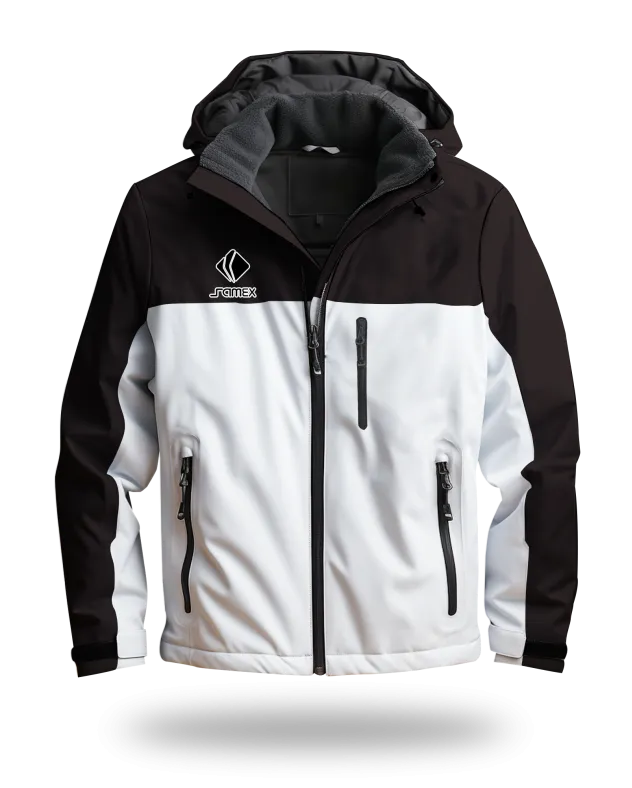 ChaquetasParka Corporativa negro y blanco