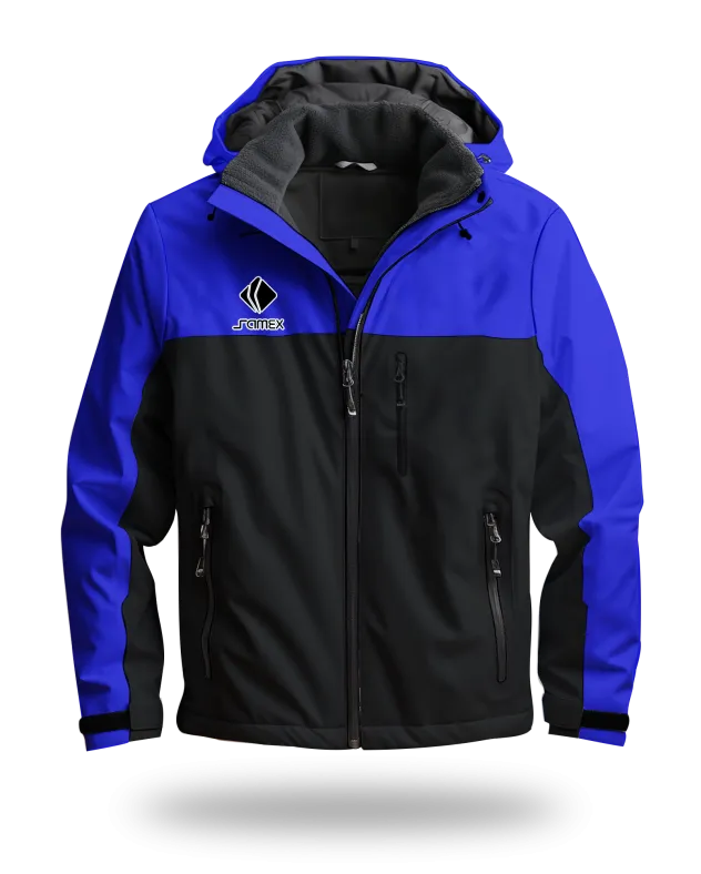 ChaquetasParka Corporativa azul y negro