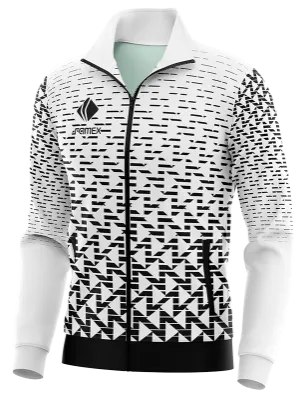 BUZO DEPORTIVO PERSONALIZADO BUZO NIKE TEXTURE SOCCER BLANCO - NEGRO - TRIANGULOS COD: 0012 .
