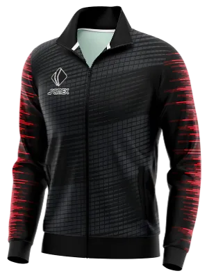 BUZO DEPORTIVO PERSONALIZADO BUZO HOUSTON ROCKET CONCEPT-MLS-NIKE NEGRO - LINEAS - GRIS COD: 0017 .