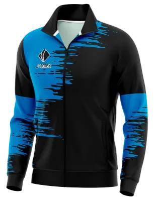 BUZO DEPORTIVO PERSONALIZADO BUZO MANCHESTER UNITED NEGRO - CELESTE COD: 0046 .