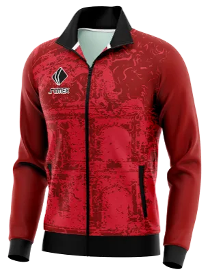 BUZO DEPORTIVO PERSONALIZADO BUZO AS ROMA FANTASY KIT 2022 GUINDA COD: 0048 .