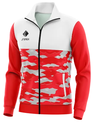 BUZO DEPORTIVO PERSONALIZADO BUZO MANCHESTER UNITED 2021-22 ROJO - GRIS - CAMUFLAJE COD: 0059 .