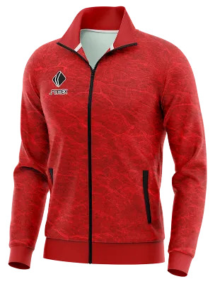 BUZO DEPORTIVO PERSONALIZADO BUZO LA CALERA 2021 GUINDA LINEAS COD: 0064 .
