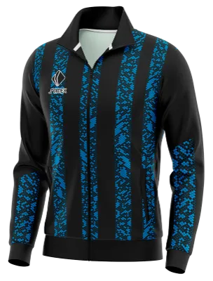 BUZO DEPORTIVO PERSONALIZADO BUZO TEMPLATE INTER MILAN 2021-22 AZUL - NEGRO - FRANJAS - CUADROS COD: 0074 .