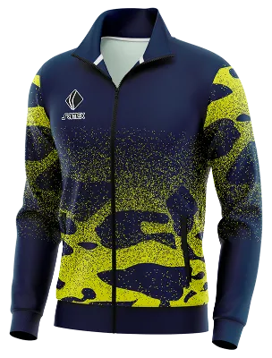 BUZO DEPORTIVO PERSONALIZADO BUZO ARSENAL 2017-18 AZUL - VERDE COD: 0094 .