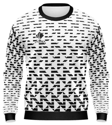 BUZO DEPORTIVO CUELLO REDONDO PERSONALIZADO BUZO NIKE TEXTURE SOCCER BLANCO - NEGRO - TRIANGULOS COD: 0012 .