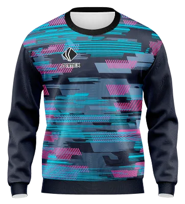 BUZO DEPORTIVO CUELLO REDONDO PERSONALIZADO BUZO RB LEIPZIG 2021-22 AZUL - TURQUESA - ROSADO -LINEAS COD: 0053 .