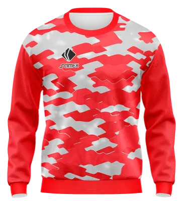 BUZO DEPORTIVO CUELLO REDONDO PERSONALIZADO BUZO MANCHESTER UNITED 2021-22 ROJO - GRIS - CAMUFLAJE COD: 0059 .