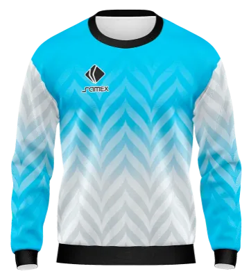 BUZO DEPORTIVO CUELLO REDONDO PERSONALIZADO BUZO ADIDAS DEGRADE - CELESTE - BLANCO - FRANJAS COD: 0063 .