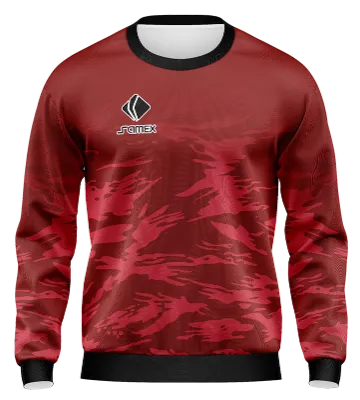 BUZO DEPORTIVO CUELLO REDONDO PERSONALIZADO BUZO FASE CLAN 2022 GUINDA - LINEAS COD: 0071 .