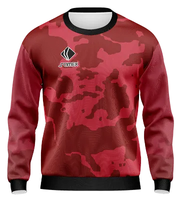 BUZO DEPORTIVO CUELLO REDONDO PERSONALIZADO BUZO MANCHESTER UNITED ENTRENAMIENTO 2020-21 GUINDA COD: 0081 .