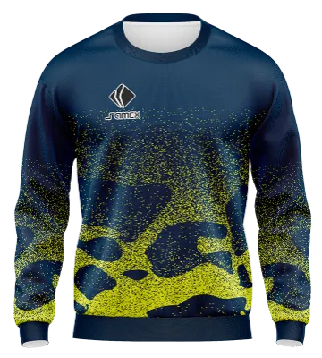 BUZO DEPORTIVO CUELLO REDONDO PERSONALIZADO BUZO ARSENAL 2017-18 AZUL - VERDE COD: 0094 .