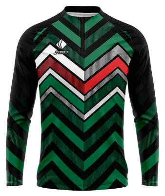 BUZO DEPORTIVO MEDIO CIERRE PERSONALIZADO BUZO MEXICO ADIDAS CONCEPT VERDE - NEGRO - ROJO - FRANJAS COD: 0078 .
