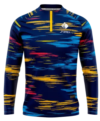 BUZO DEPORTIVO MEDIO CIERRE PERSONALIZADO BUZO RB LEIPZIG 2021-22 AZUL - AMARILLO - ROSADO - CELESTE - LINEAS COD: 0083 .