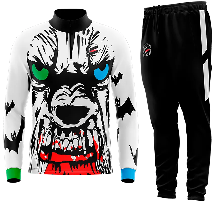 BUZO DEPORTIVO LOBO - CELESTE - VERDE - MURCIELAGOS cod: 0116 .