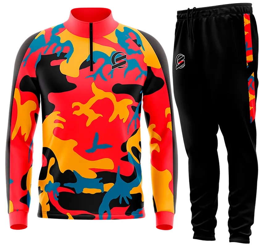 BUZO DEPORTIVO ROJO - AMARILLO - CELESTE - NEGRO - CAMUFLAJE cod: 0153 .