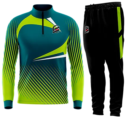 BUZO DEPORTIVO VERDE - LINEAS TRIANGULARES VERDE LIMON cod: 0175 .