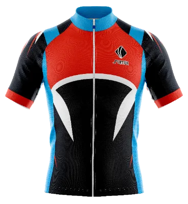 TRICOTA CICLISMO CAMISETA CICLISMONEGRO - BLANCO - CELESTE - FRANJAS COD: 0033 .