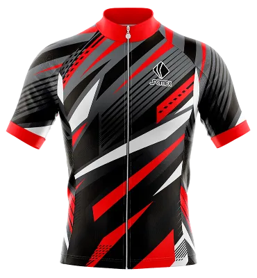 TRICOTA CICLISMO CAMISETA CICLISMO NEGRO - BLANCO - GRIS - TRIANGULOS - LINEAS COD: 0064 .