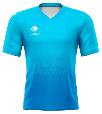 CAMISETA DE FUTBOL COD. 007 ARSENAL VISTA 2017-18 CELESTE DEGRADE AZUL - CIRCULOS