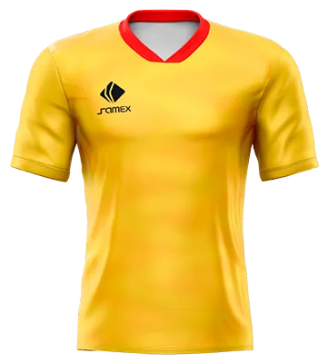 CAMISETA DE FUTBOL COD. 019 BARCELONA BSC 2019 AMARILLO - ZIGZAG
