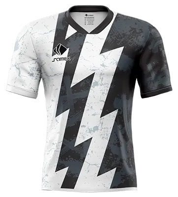CAMISETA DE FUTBOL COD. 030 PSG EDITION I NEGRO - BLANCO - GRUNGE GRIS