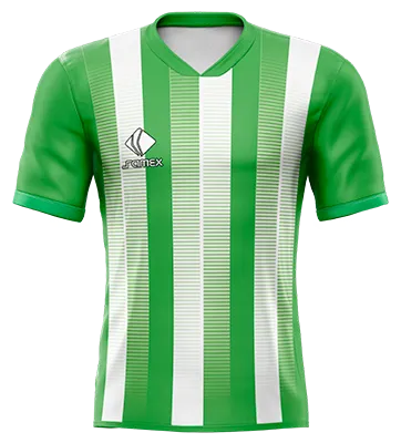 CAMISETA DE FUTBOL COD. 037 ATLETICO NACIONAL 2019-20 FRANJAS VERDE - BLANCO