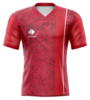 CAMISETA DE FUTBOL COD. 057 PARIS SAINT GERMAIN 2019-20 ROJO - CIUDAD PANORAMICA