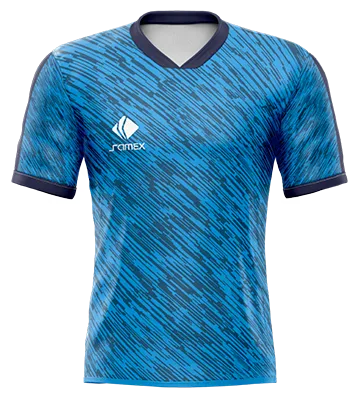 CAMISETA DE FUTBOL COD. 065 PSG ENTRENAMIENTO 2018 CELESTE - LINEAS AZUL
