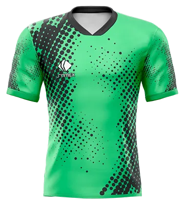 CAMISETA DE FUTBOL COD. 067 JUVENTUS 2018-19 VERDE - CIRCULOS NEGRO