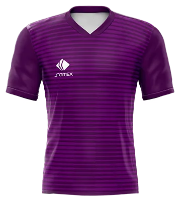 CAMISETA DE FUTBOL COD. 072 RIVAR PLATE 2019 ALTERNATIVA MORADO - LINEAS