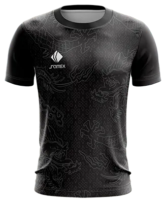 CAMISETA DE FUTBOL COD. 079 CHINA 2018-19 DISEÑO NEGRO CON DRAGON