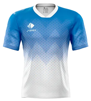 CAMISETA DE FUTBOL COD. 089 CHELSEA II EDITION CELESTE - BLANCO - ZIGZAG