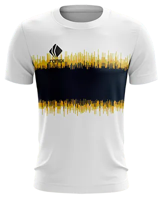 CAMISETA DE FUTBOL COD. 094 BOCA JUNIORS TEMPLATE BLANCO - FRANJA AZUL
