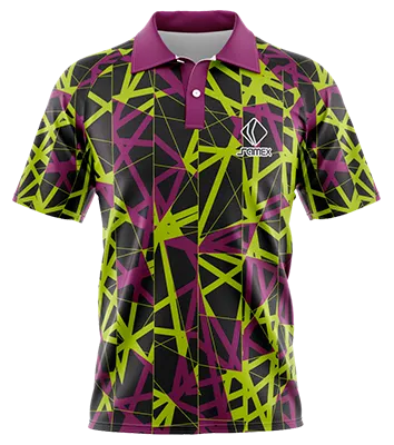 CAMISETA TENNIS CUELLO CAMISERO COD 0044 NEGRO - LINEAS - MORADA - VERDE.