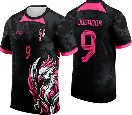 CAMISETA NEGRO - GRUNGE GRIS - AGUILA ROSADO CON BLANCO cod: 0123 .