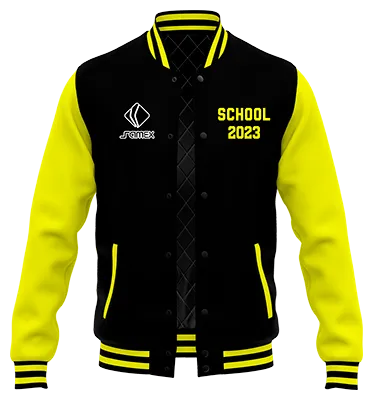 ChaquetaCasacas Promocion Cod 0002 CHAQUETA NEGRA CON MANGAS AMARILLAS .