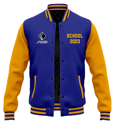ChaquetaCasacas Promocion Cod 0003 CHAQUETA AZUL CON MANGAS NARANJAS .
