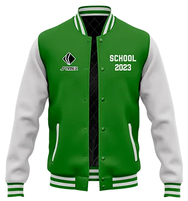 ChaquetaCasacas Promocion Cod 0004 CHAQUETA VERDE CON MANGAS BLANCAS .