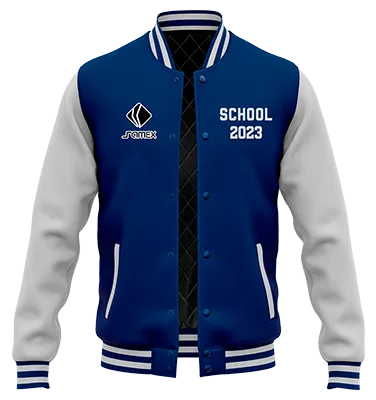 ChaquetaCasacas Promocion Cod 0010 CHAQUETA AZUL CON MANGAS BLANCAS .