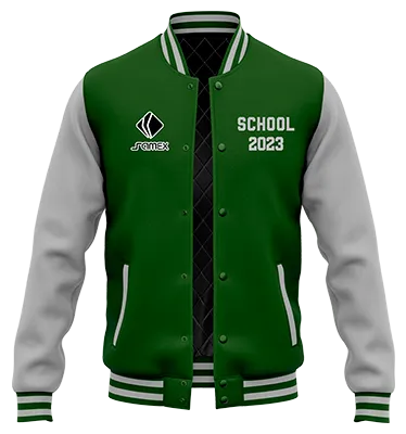 ChaquetaCasacas Promocion Cod 0012 CHAQUETA VERDE CON MANGAS BLANCAS .