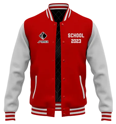 ChaquetaCasacas Promocion Cod 0016 CHAQUETA ROJA CON MANGAS BLANCAS .