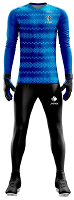 Conjunto Futbol Arqueros Cod 0041 CAMISETA AZUL CON ROMBOS CELESTES .
