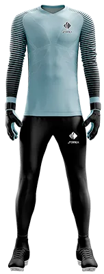 Conjunto Futbol Arqueros Cod 0059 CAMISETA GRIS CON LINEAS NEGRAS .