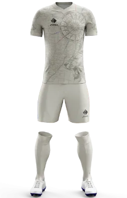 Conjunto Futbol Cod 0022 FORTALEZA LA DORADA LIBERTADORES beige- plop - león- mapa- brujula.
