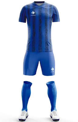 Conjunto Futbol Cod 0027 Inter Milan 2021-22 Predicción azul - negro - franjas.