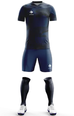 Conjunto Futbol Cod 0045 REAL MADRID DARK DRAGON CONCEPT azul - negro - dragon.